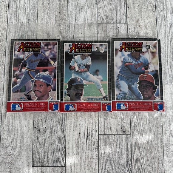 Other - 1985 DONRUSS ACTION ALL STARS - UNOPENED CELLO PACK Lot Of 3‎ Al Davis